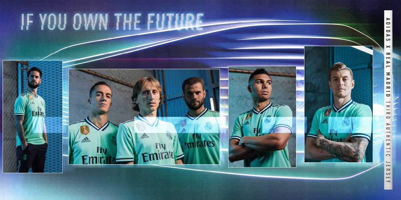 Así lanzó el Madrid el tercer uniforme en sus redes sociales, situación que ya generó conversación. ¿A ti qué te parecen estos uniformes color verde menta?