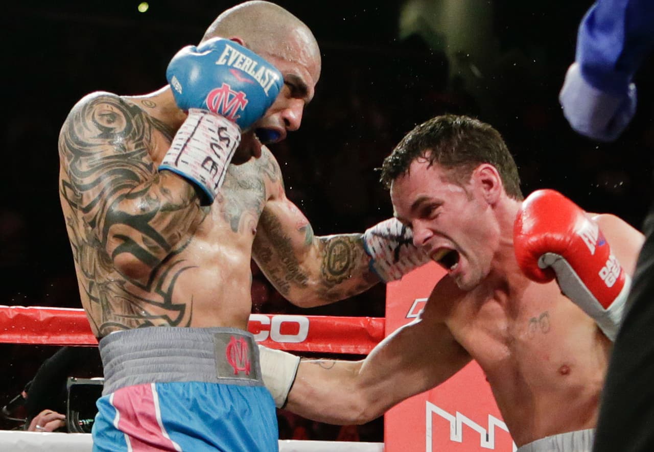 El gancho de izquierda del boricua fue el que le abrió el camino al triunfo,