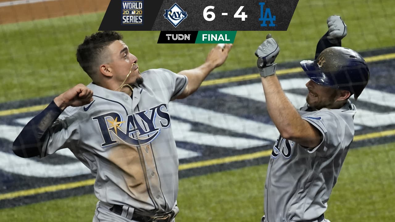 Iguala Tampa Bay Rays Serie Mundial ante Los Angeles Dodgers
