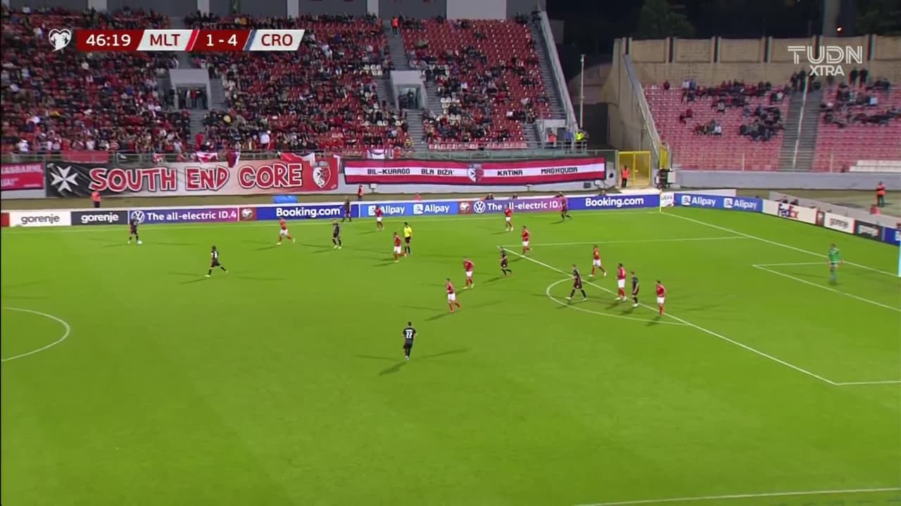 ¡Ya es 'manita' de Croacia! Majer puso el 1-5 ante una triste Malta