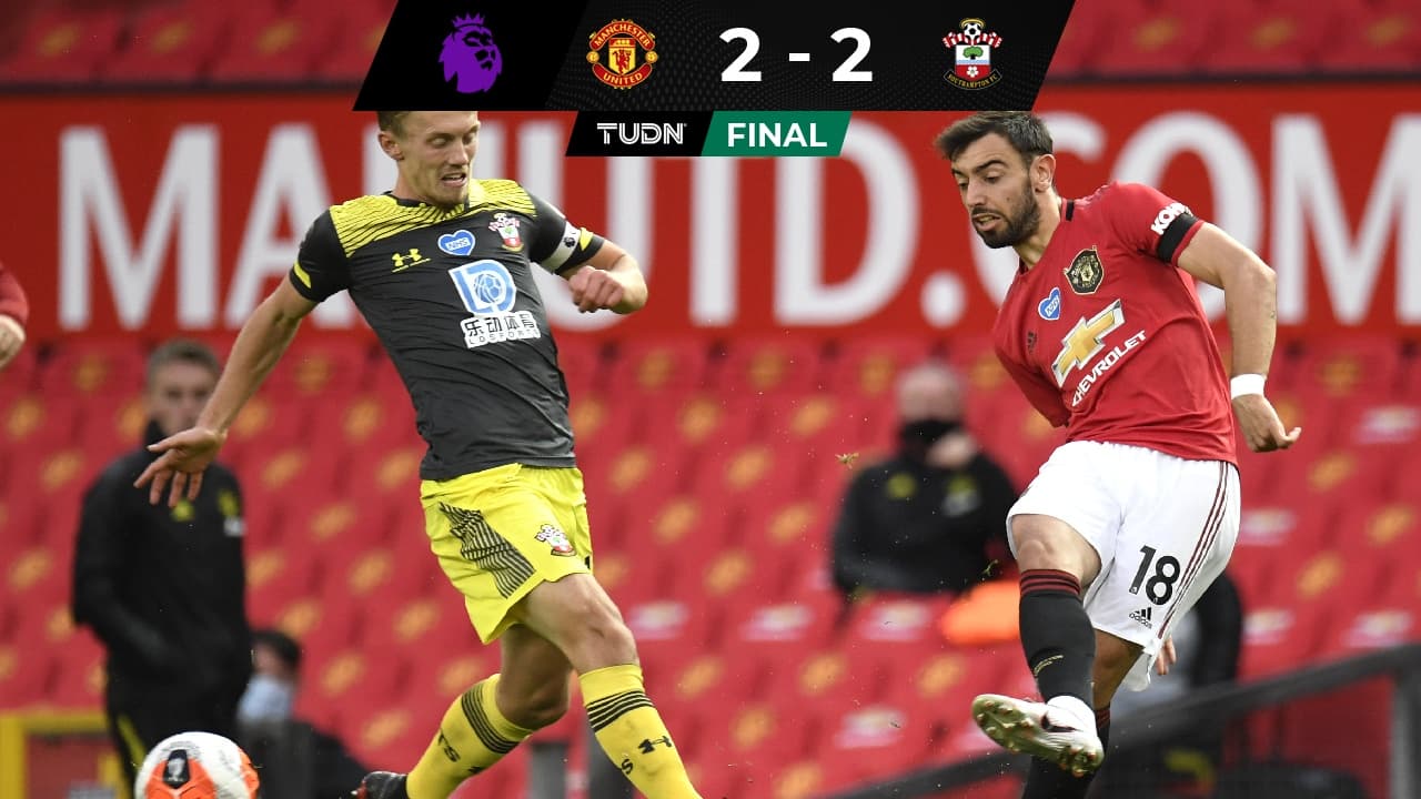 Manchester United registra amargo empate con el Southampton