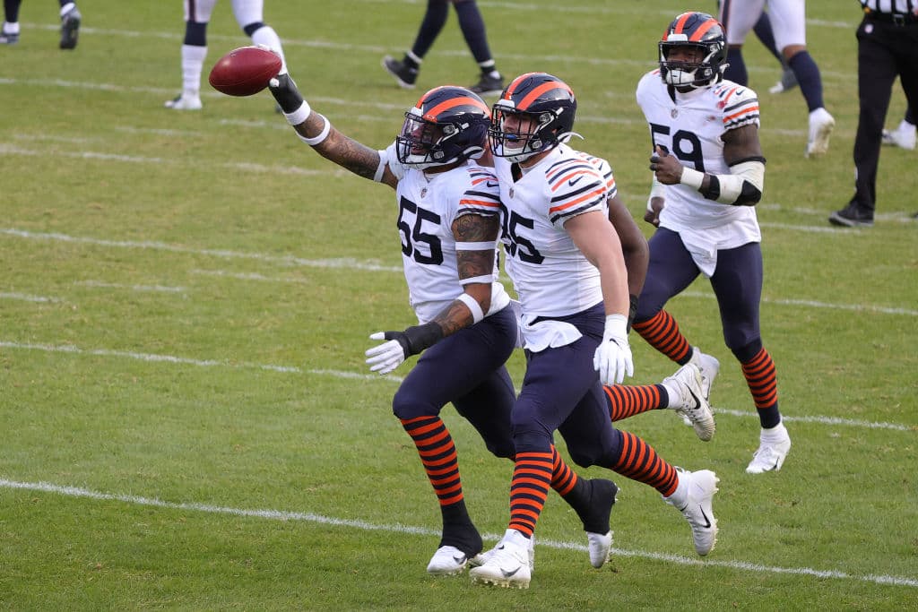 Es la primera vez que los Chicago Bears le gana en un juego de la NFL.