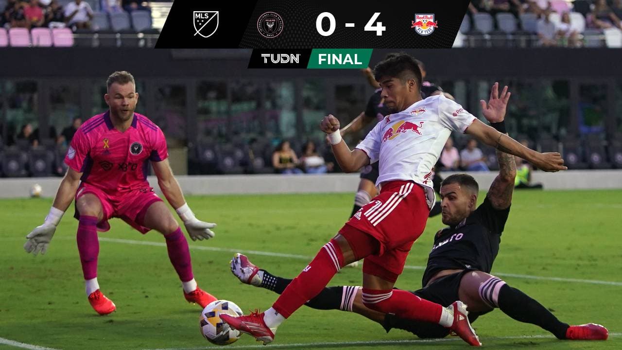 NY Red Bulls bajo de su nube al Inter Miami con una apabullante goleada