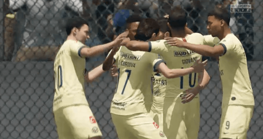 El Necaxa de Jairo González se llevó una 'manita' por parte de Gio dos Santos y el América en el torneo virtual de la eLiga MX.