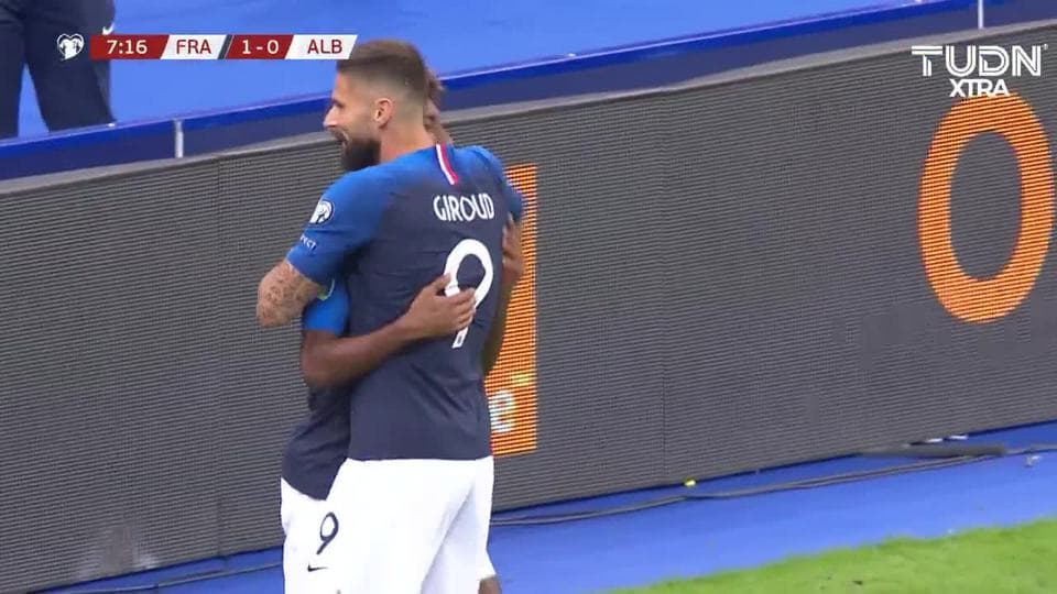 ¡GOOOL! Kingsley Coman anota para France