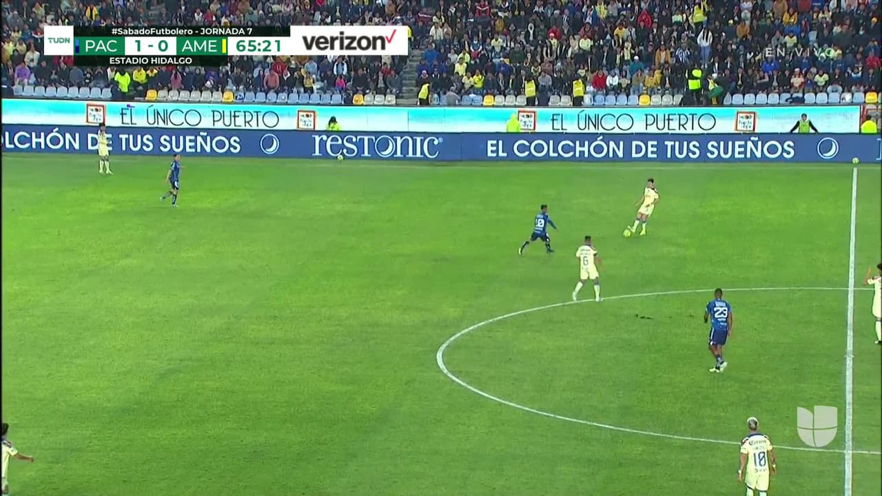 ¡GOOOL! Julián Quiñones anota para América.