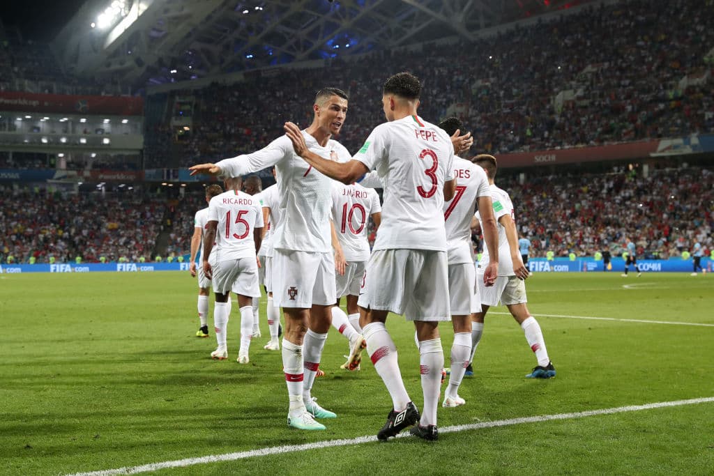 Cristiano Ronaldo al menos estuvo en la foto de la celebración.