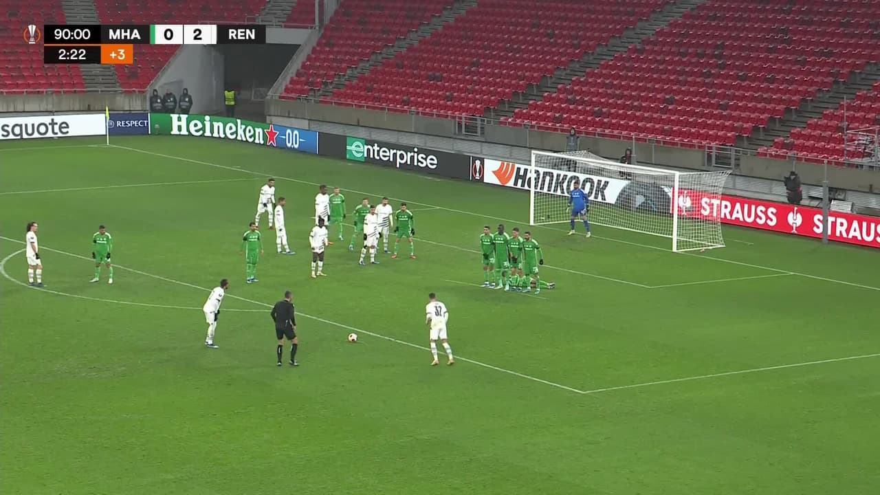 ¡GOL!  anota para Rennes. Fabian Rieder