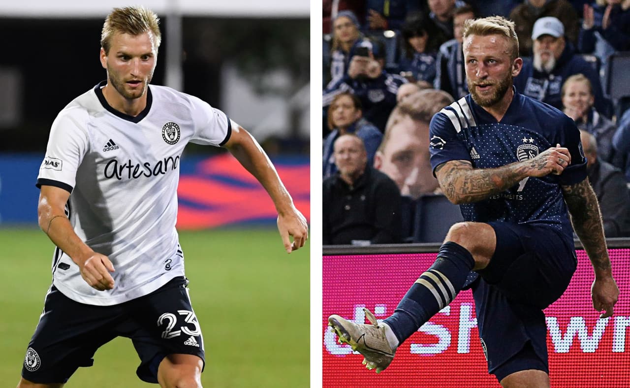Kacper Przybylko y Johnny Russell, protagonistas del choque del jueves por la noche en MLS is Back.