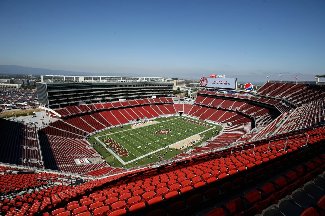 El Levi´s Stadium está en la ciudad de Santa Clara, California, y es la sede de los San Francisco 49ers de la NFL.
