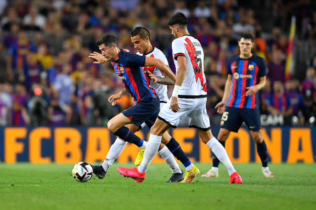 Barcelona y Rayo Vallecano empataron 0-0 en el Camp Nou en su debut en la temporada 2022-23 de LaLiga.