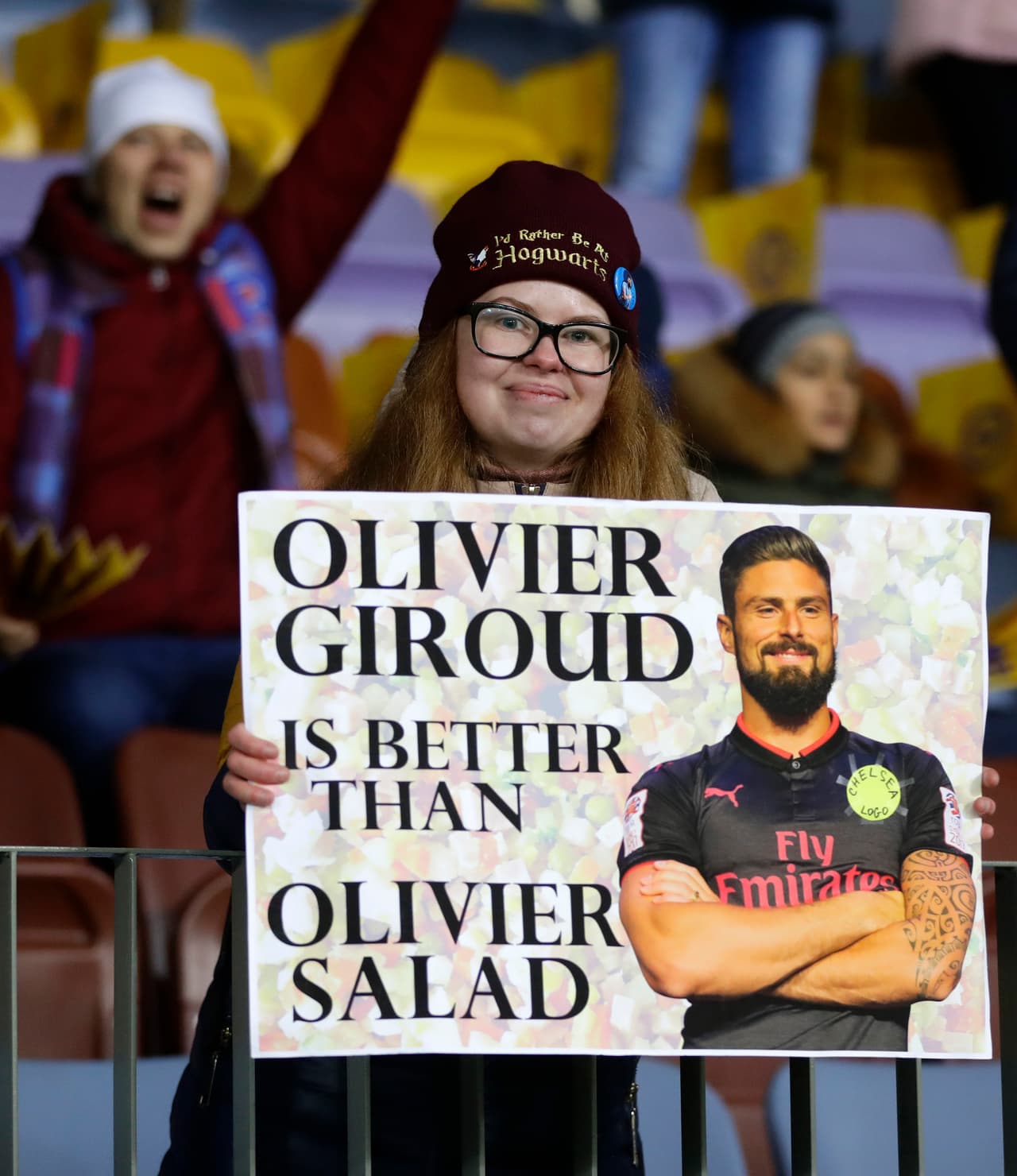 Como hubo otros que preferían las bromas con el francés Olivier Giroud.