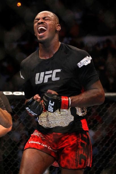 Jon Jones, peleador de la UFC aparece en el noveno sitio, al tener 7 puntos en velocidad, 10 en fuerza, y 8 tanto en agilidad como en resistencia, para promediar 8.25.