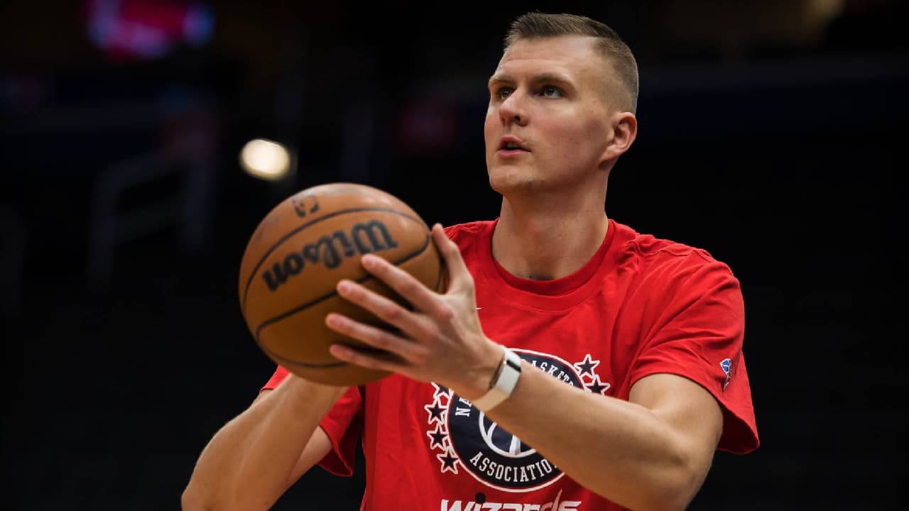Porzingis debuta con victoria y 25 puntos en los Wizards