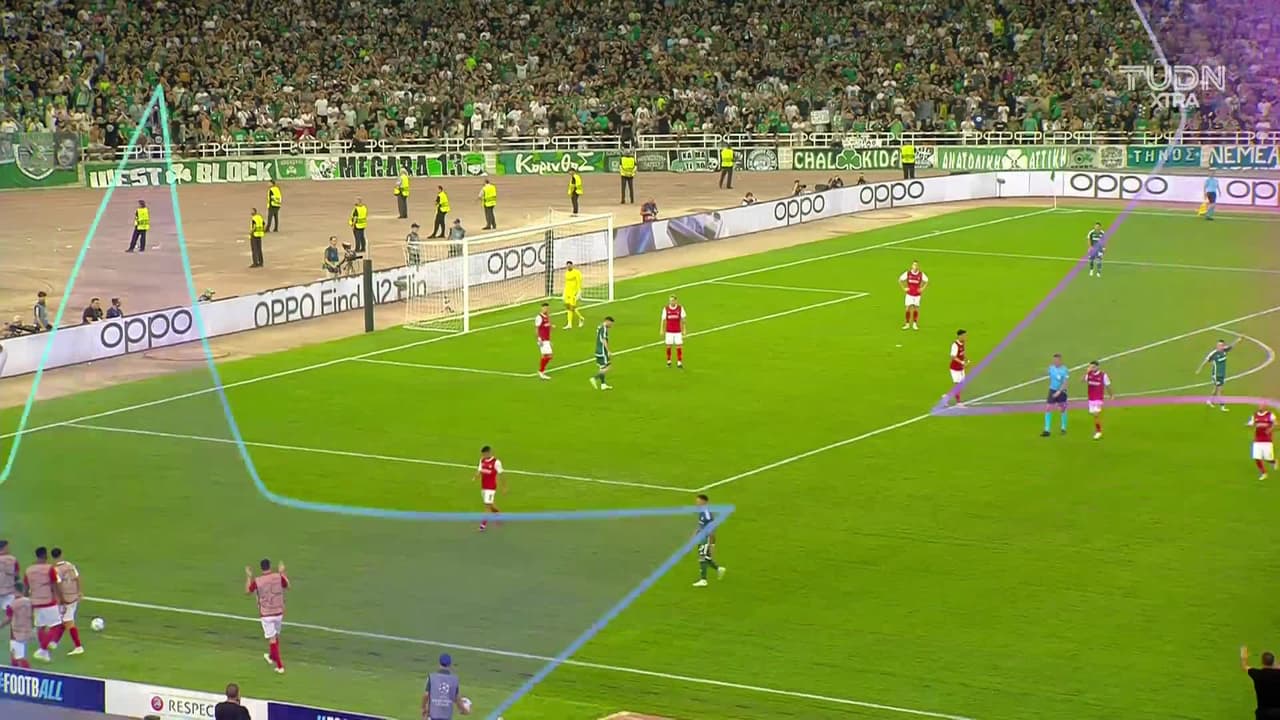 ¡TIRO ATAJADO! disparo por Sebastián Palacios.