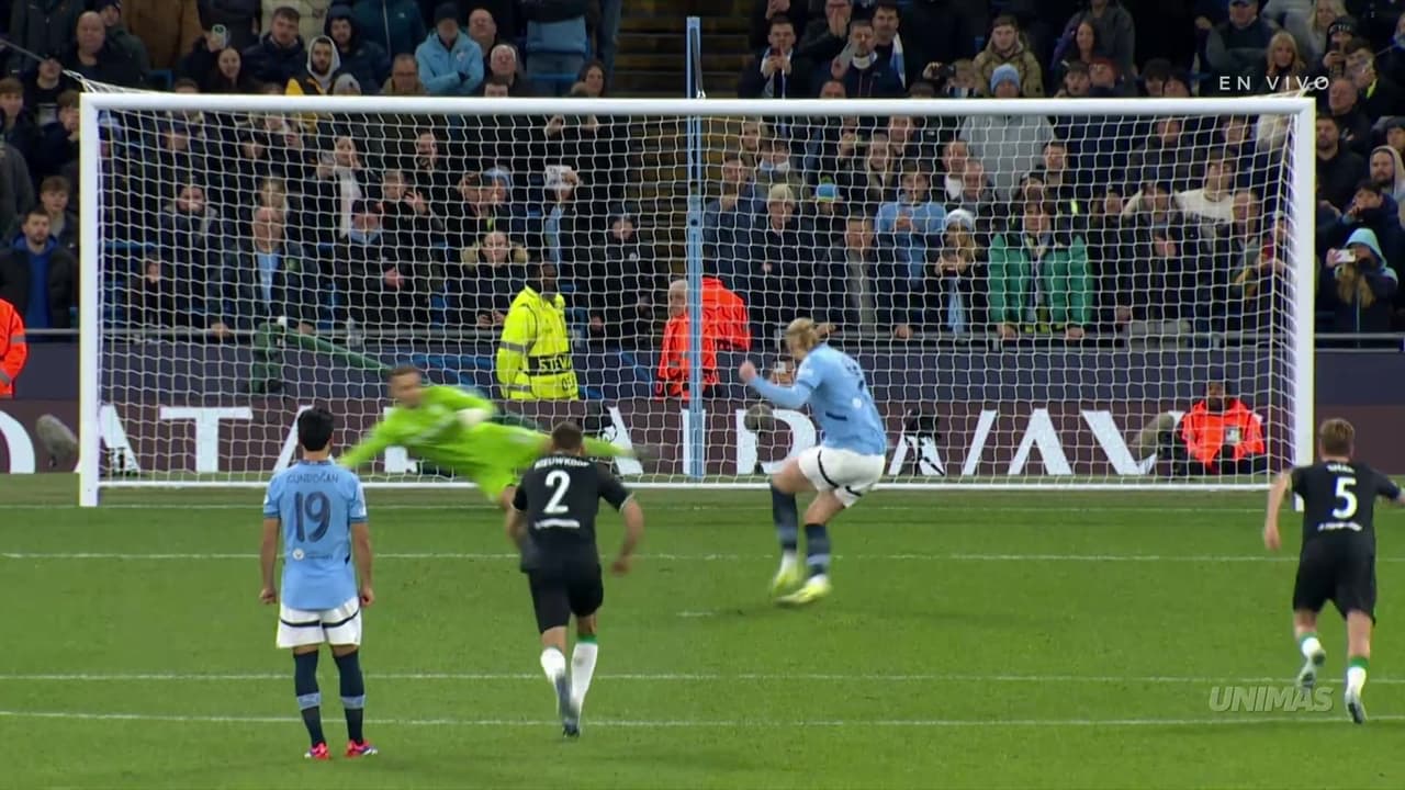 ¡Aparece Haaland! El androide abre el marcador en el Etihad Stadium