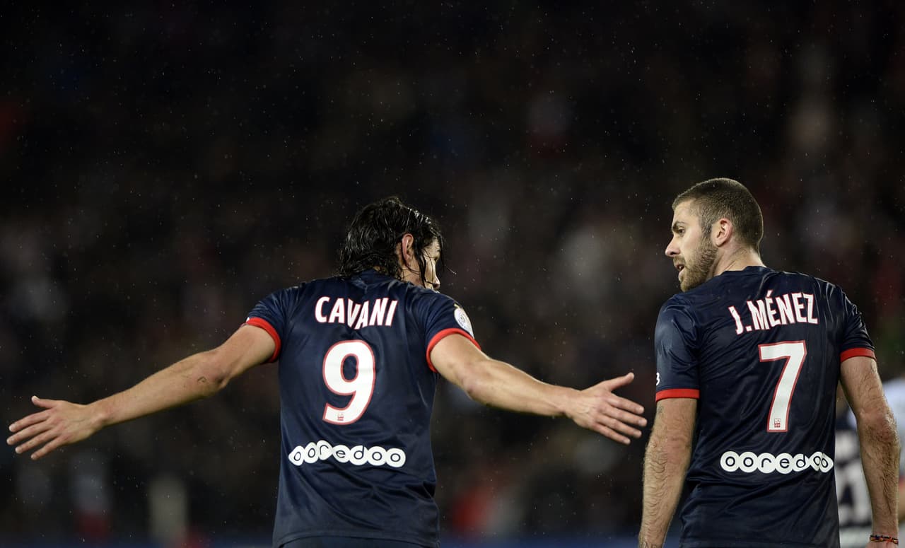 En sus tres temporadas en el PSG, Ménez fue campeón dos veces de la Liga de Francia, una vez de Copa de la Liga y otro de Supercopa de Francia.