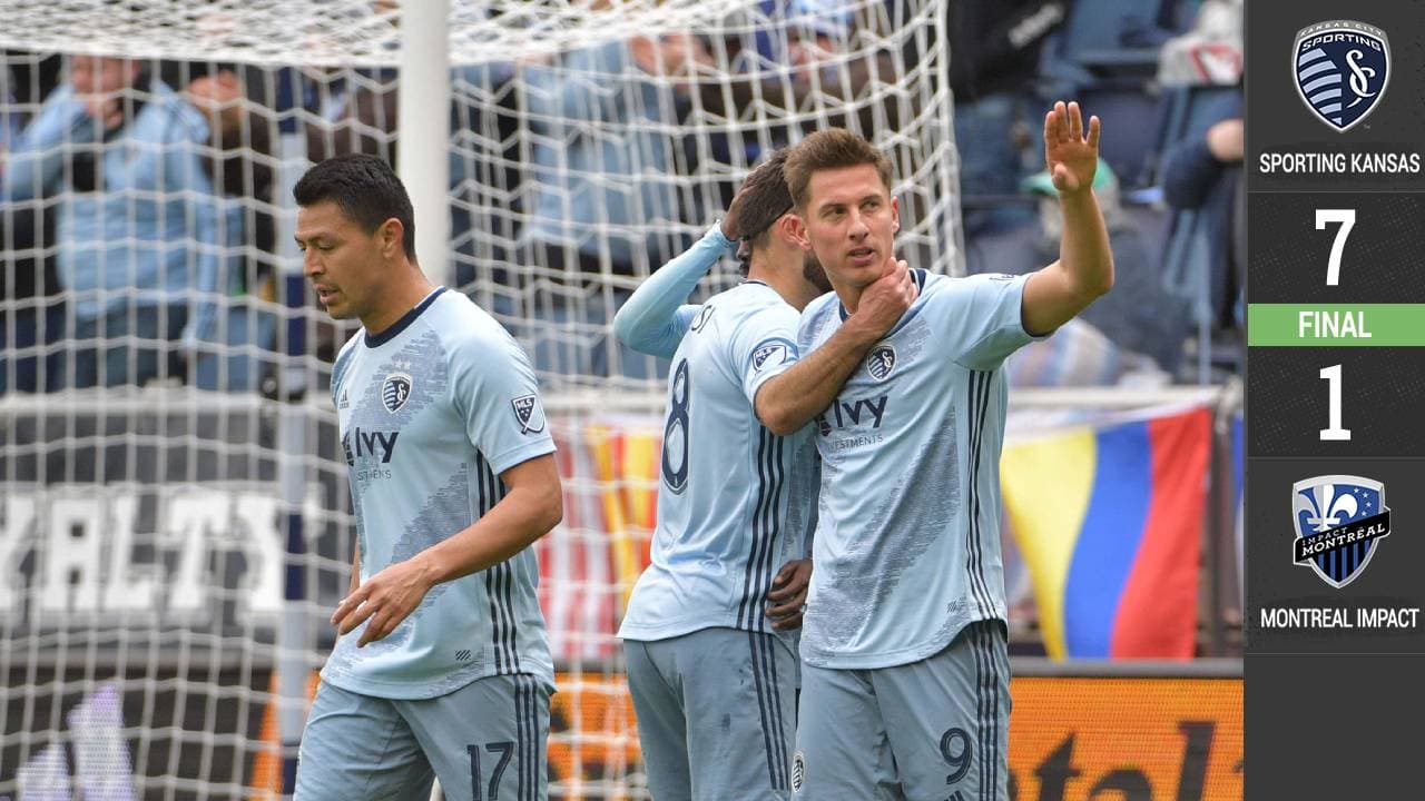 ¿Tiembla Rayados? Sporting Kansas desapareció al Impact Montreal con goleada de escándalo