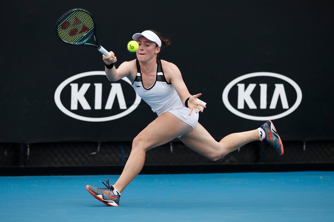 Tamara Zidansek de Slovenia se enfrentó a la coreana Na-Lae Han y logró la victoria con parciales de 6-3 en dos sets.