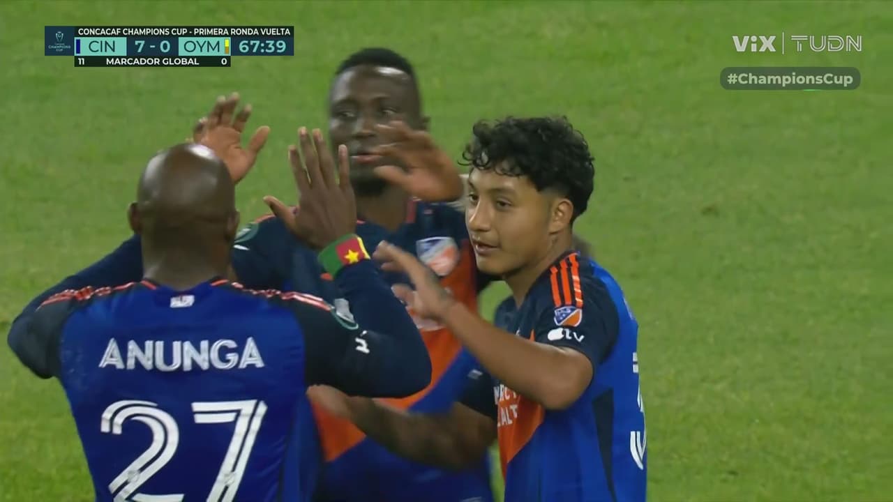¡Sigue la goleada de Cincinnati! Stiven Jiménez hace el séptimo