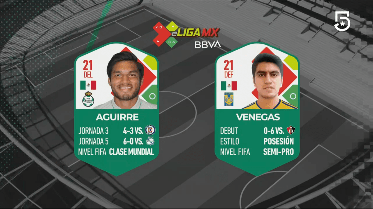 Gran actuación de Francisco Venegas otorga primer triunfo a Tigres en eLiga MX ante el poderoso Santos que no metió ni las manos.
