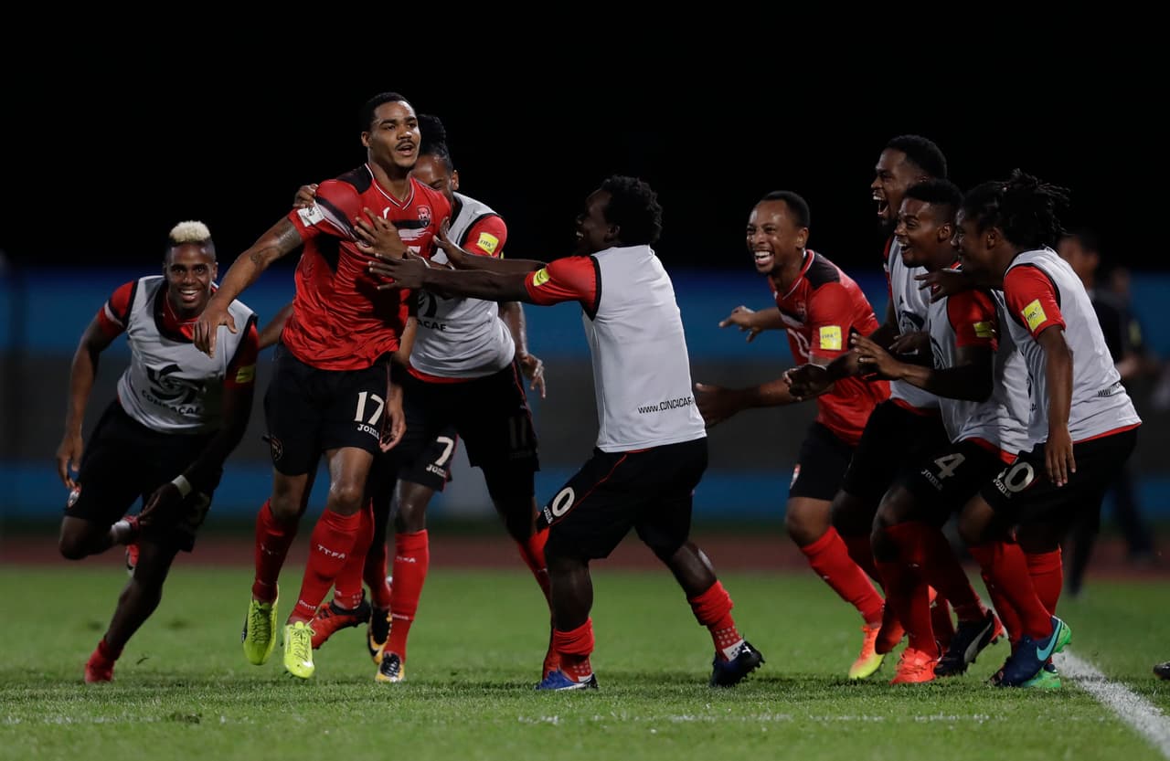 Con mucho corazón, Trinidad y Tobago dio un gran encuentro y al final celebraron en grande la victoria aunque ya estaban eliminados del Mundial Rusia 2018.