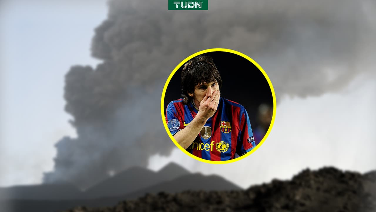 La vez que un volcán perjudicó al Barcelona ante Inter en Champions