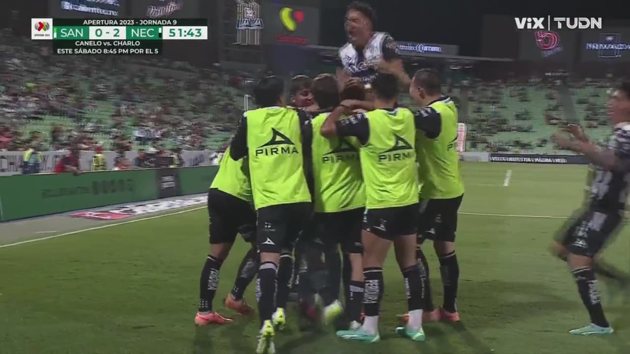 ¡Doblete! Andrade le pega de zurda por abajo para el 0-3 de Necaxa