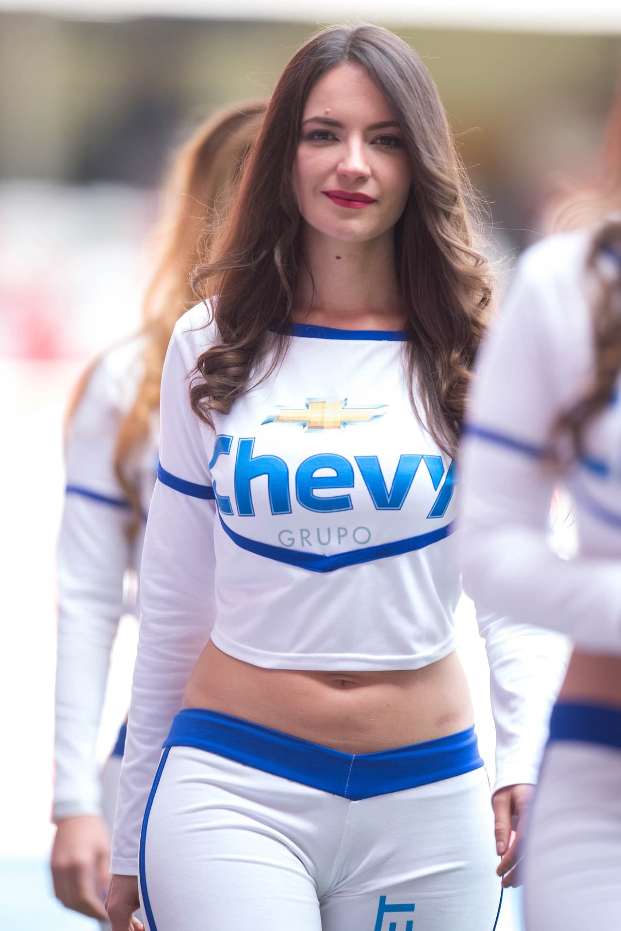 La belleza de las angelicales animadoras le dio un color diferente a la fiesta en el estadio Nemesio Díez, el infierno de los 'Diablos' del Toluca en su triunfo contra Monterrey en el Clausura 2018.