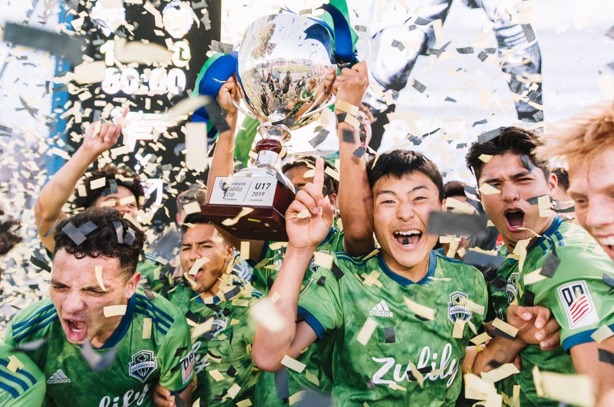El futuro es verde esmeralda: la academia de Seattle Sounders se queda con la GA Cup