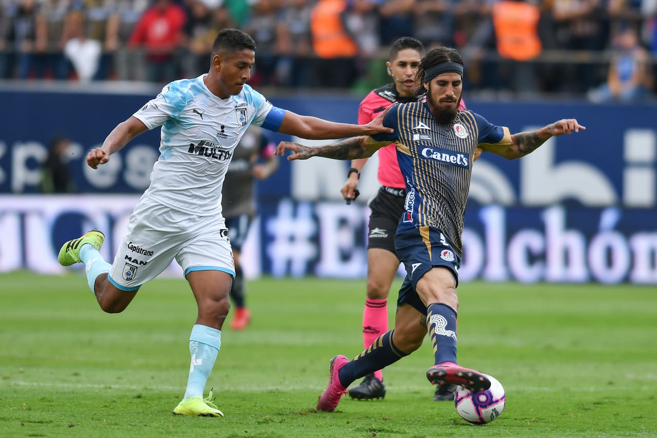 San Luis 0-2 Querétaro. Pereira y Romo marcaron los goles de Gallos.