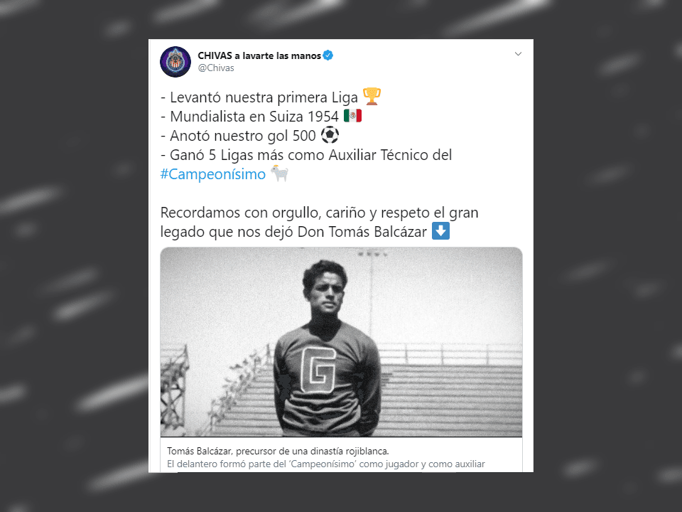 El adiós de su club, de las Chivas Rayadas de Guadalajara.