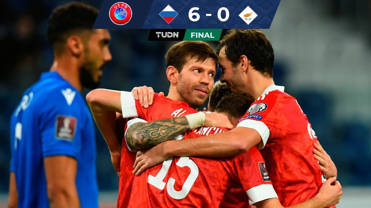 Rusia golea y jugará ante Croacia el pase a Qatar 2022