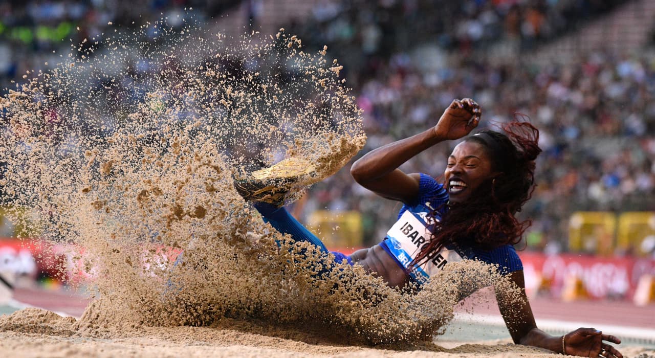Caterine Ibargüen consiguió su cuarto título de triple salto en la Liga de Diamante