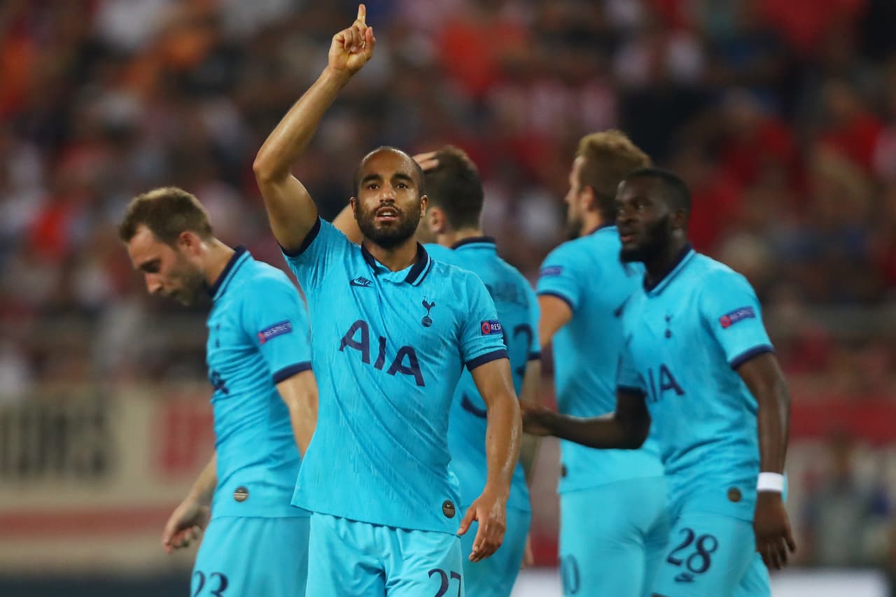 Lucas Moura marcó un golazo en el Olympiakos 2-2 Tottenham de la Champions League