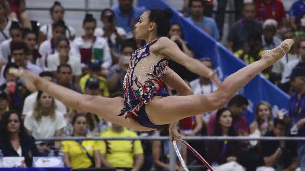 México ganó el primero de los ocho oros en disputa de la gimnasia rítmica.