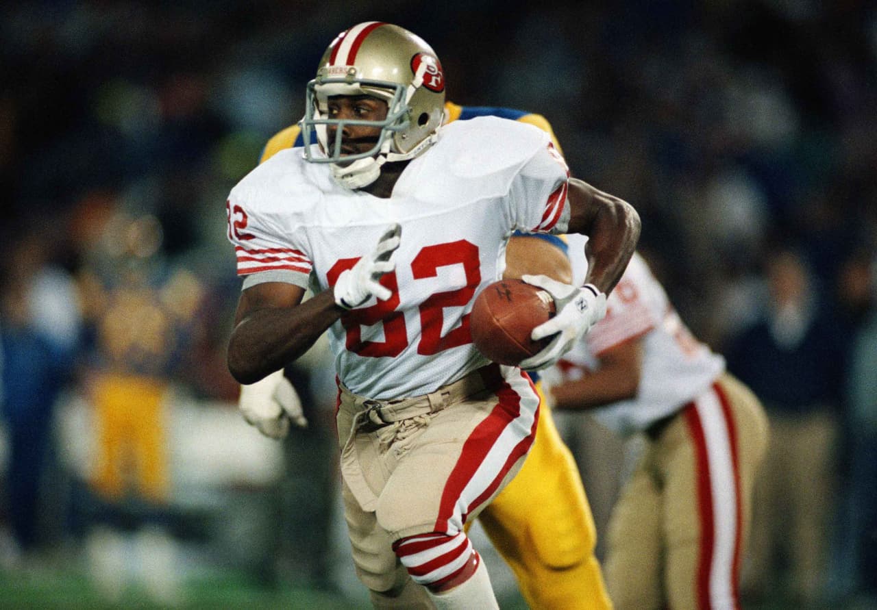 8.- John Taylor (286 yardas).- San Francisco 49ers vs. Los Angeles Rams, 11 de diciembre de 1989.