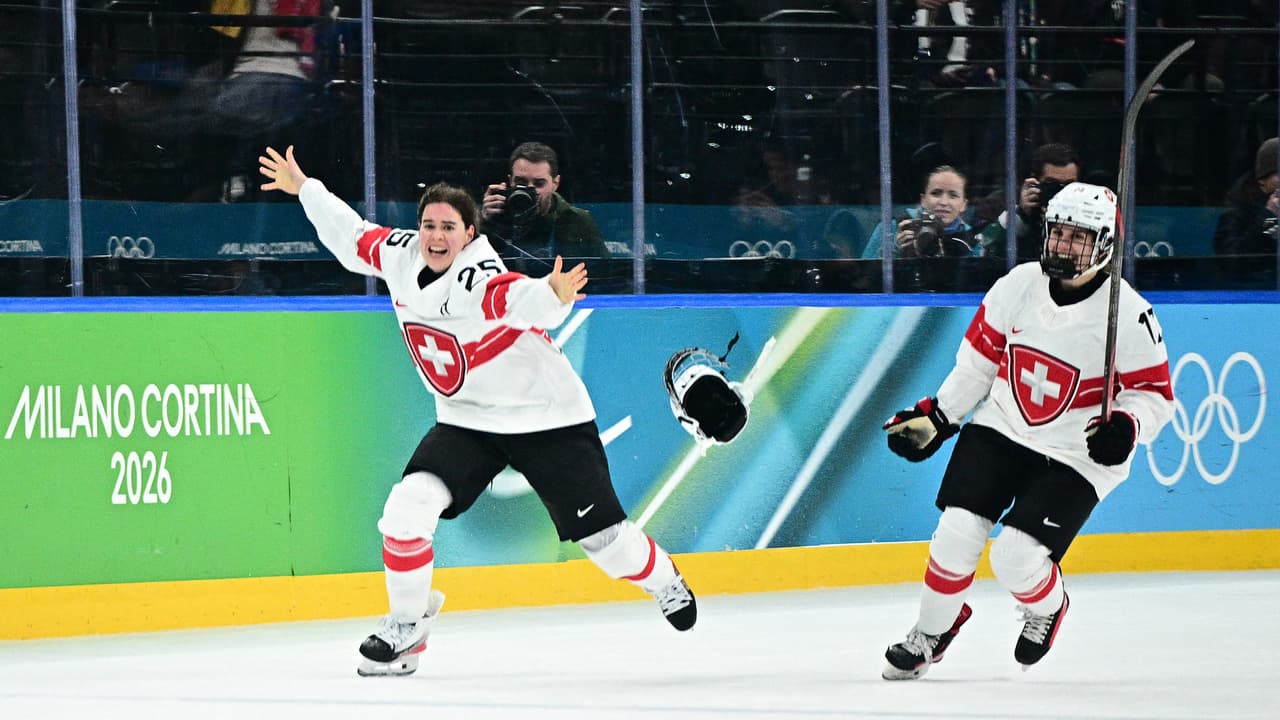 Emocionante victoria de Suiza sobre Suecia por el bronce del hockey sobre hielo