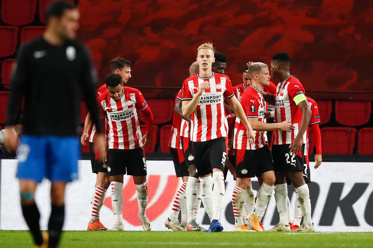 PSV 1-2 Granada | Mario Götze (45+1’) hizo el primero del juego; Jorge Molina (57’) y Machís (66’) dieron la vuelta al partido. En la siguiente jornada, PSV se enfrentará al Omonia y Granada al PAOK.