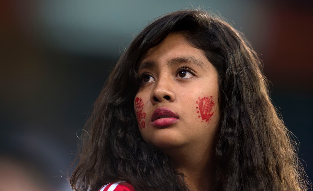 El colorido de la afición en la Jornada 15