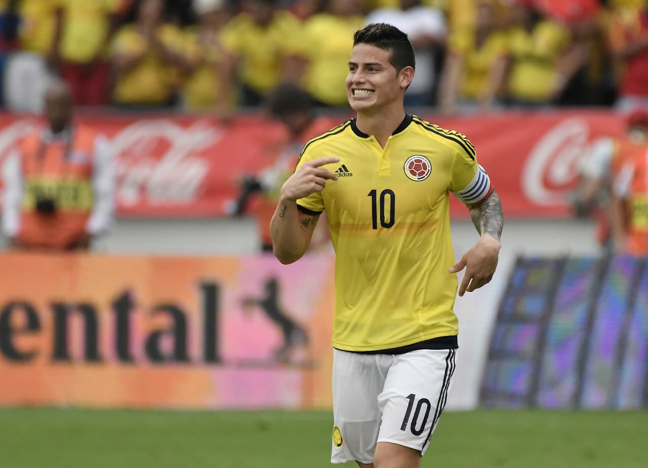 James Rodríguez (Real Madrid) - El '10' del equipo español debutó profesionalmente en Envigado (Colombia) con apenas 15 años en el año 2006. De allí se fue a Banfield, Porto, Mónaco y Madrid. Su excelente nivel lo tiene como el referente de la selección 'cafetera' con apenas 25 años.