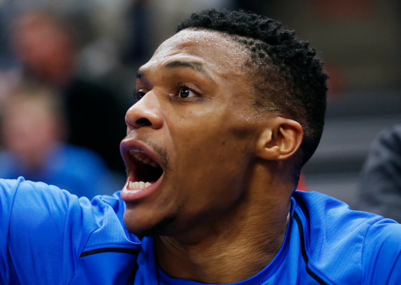 <b>8. Russell Westbrook </b>(Oklahoma City Thunder) - 28,299,399 millones de dólares.