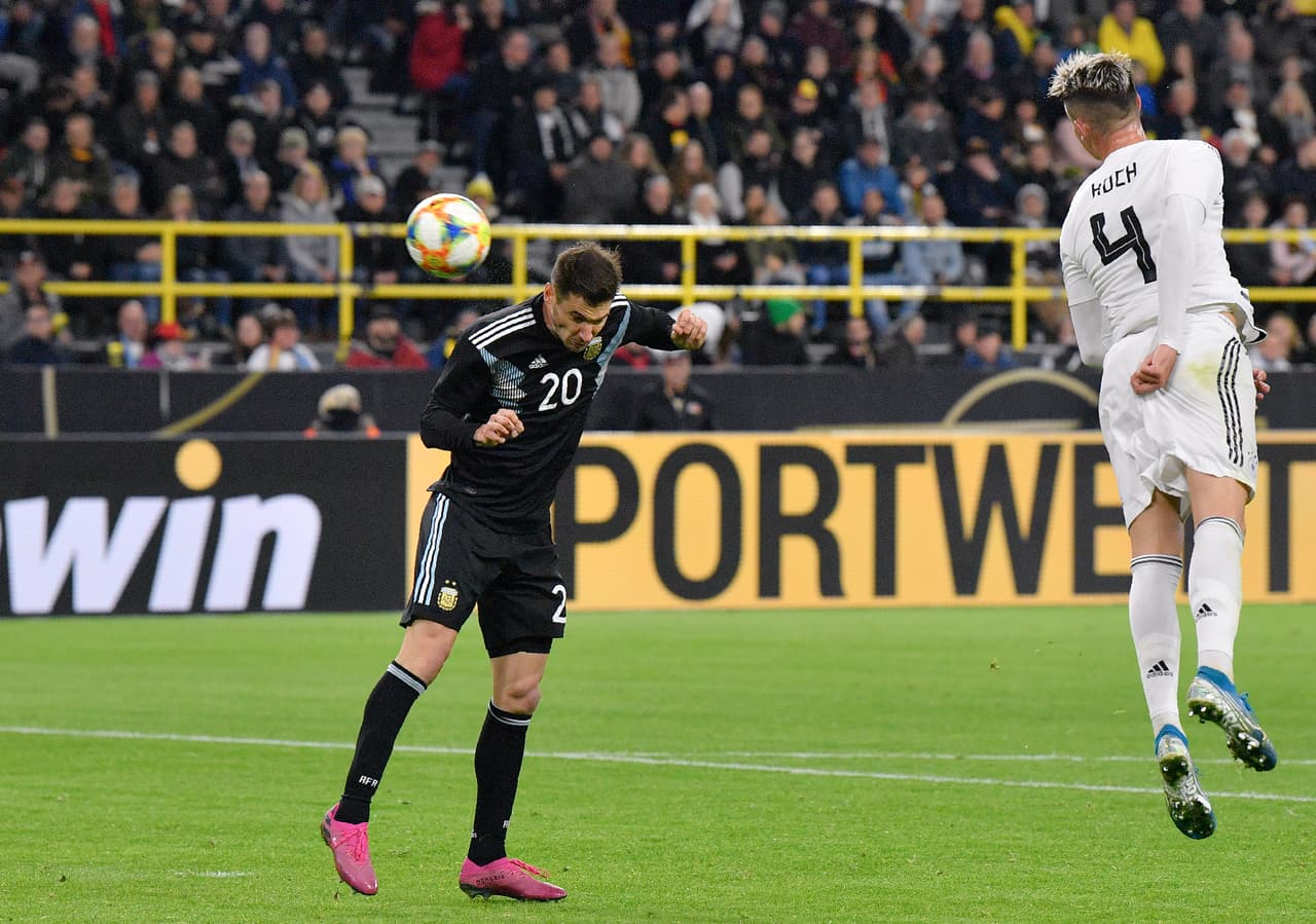 Alemania 2-2 Argentina. Goles de Gnabry y Havertz, por los alemanes; Lucas Alario y Lucas Ocampos, por la Albiceleste.