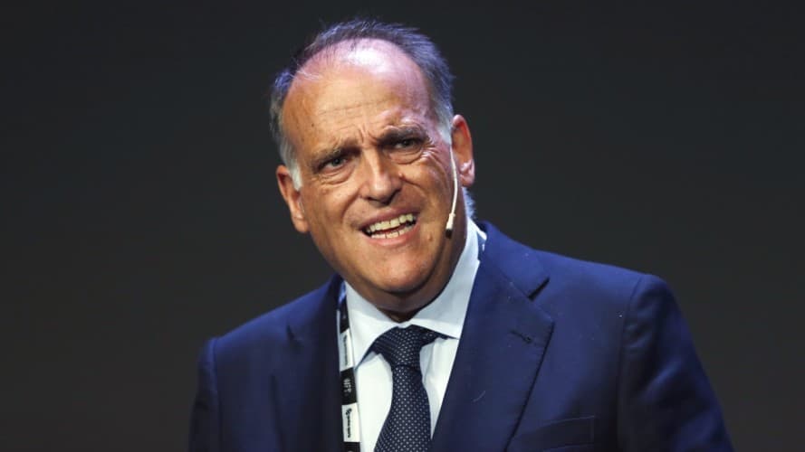 Tebas, presidente de LaLiga "Me gustaría empezar el 12 de junio”