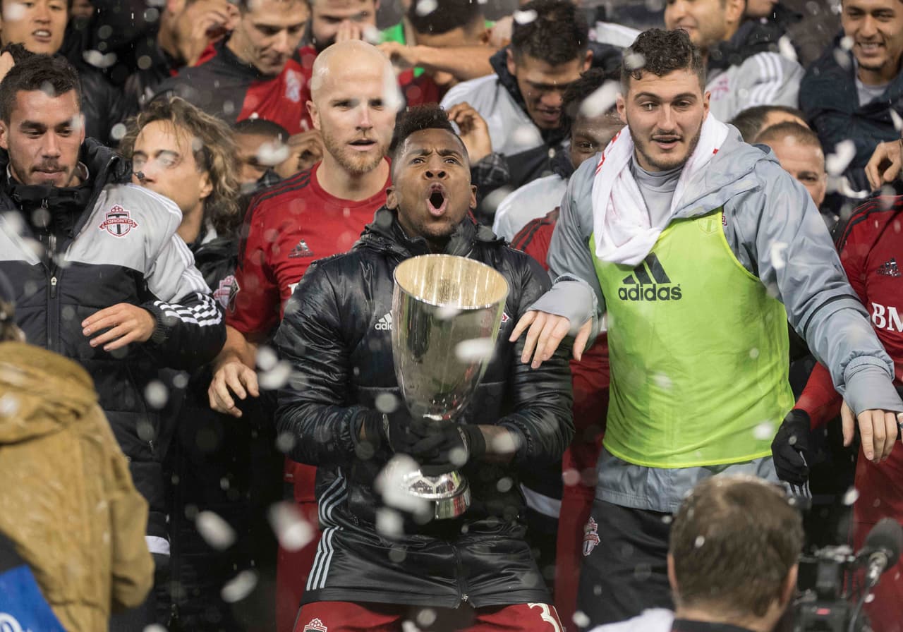 Tras una emocionante final de Conferencia frente a Montréal Impact el equipo de Toronto FC clasificó por primera vez al partido por la MLS Cup. (USA Today Images)