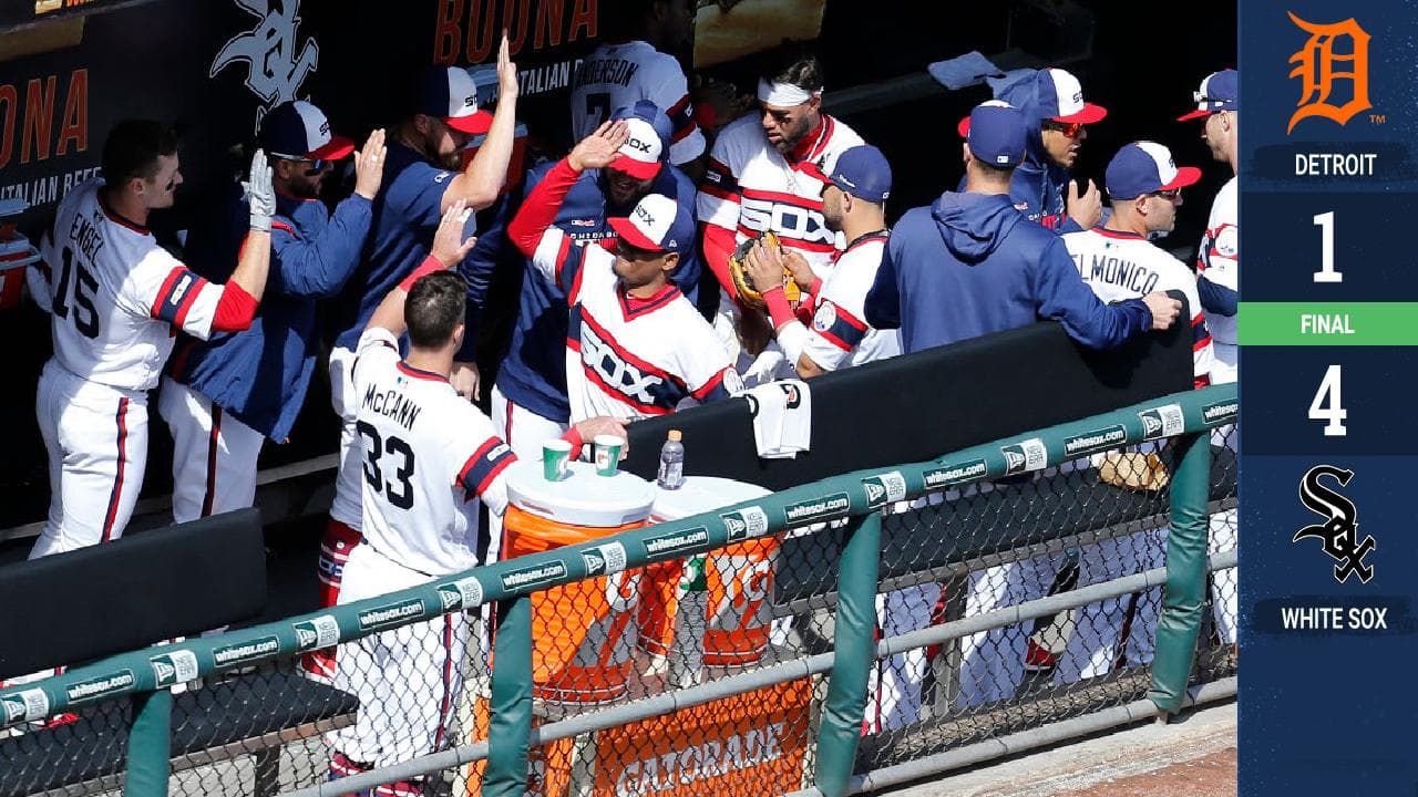 Los Chicago White Sox se apoderaron de la miniserie de dos juegos sobre los Detroit Tigers al vencerlos esta domingo con la intratable serpentina del abridor dominicano Reynaldo López, quien tuvo comiendo de su mano a los felinos en seis innings de labor.