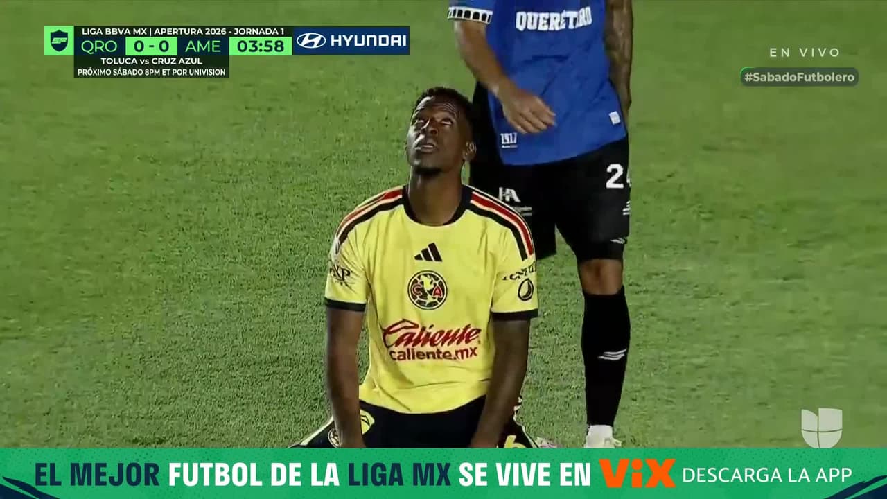 ¡América responde! Borja se pierde una clara en el área