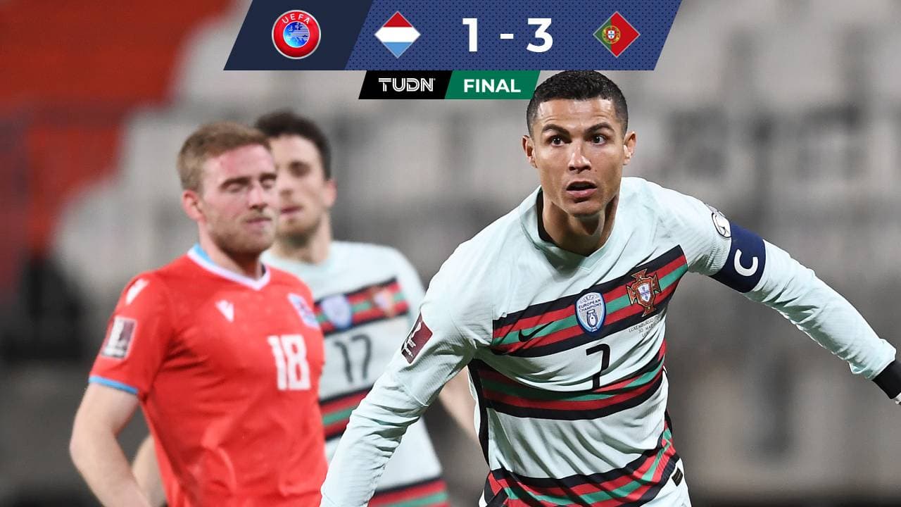 CR7 encabeza voltereta de Portugal ante Luxemburgo