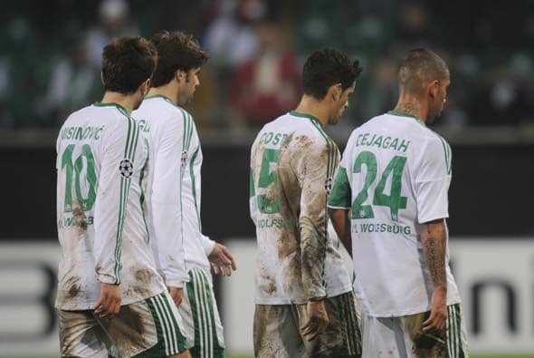 El Wolfsburgo vio como se desvanecía el sueño de avanzar. La presión pudo con el campeón alemán.