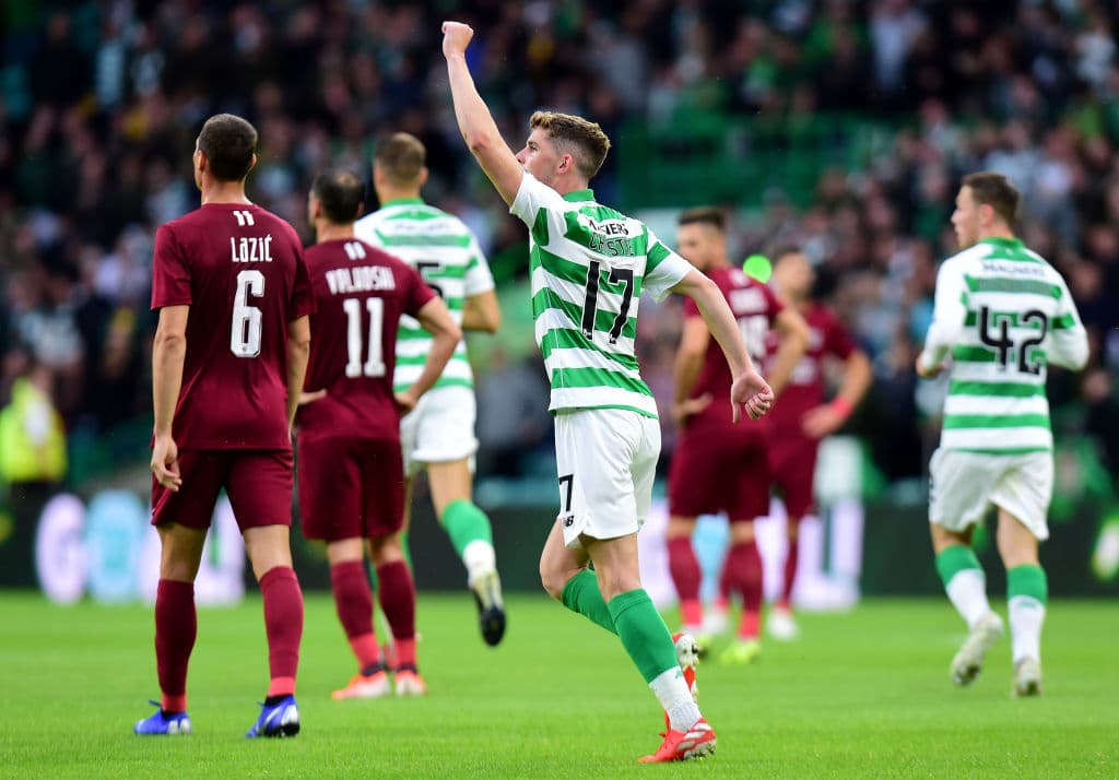 Ryan Christie aportó un tanto en el primer tiempo.